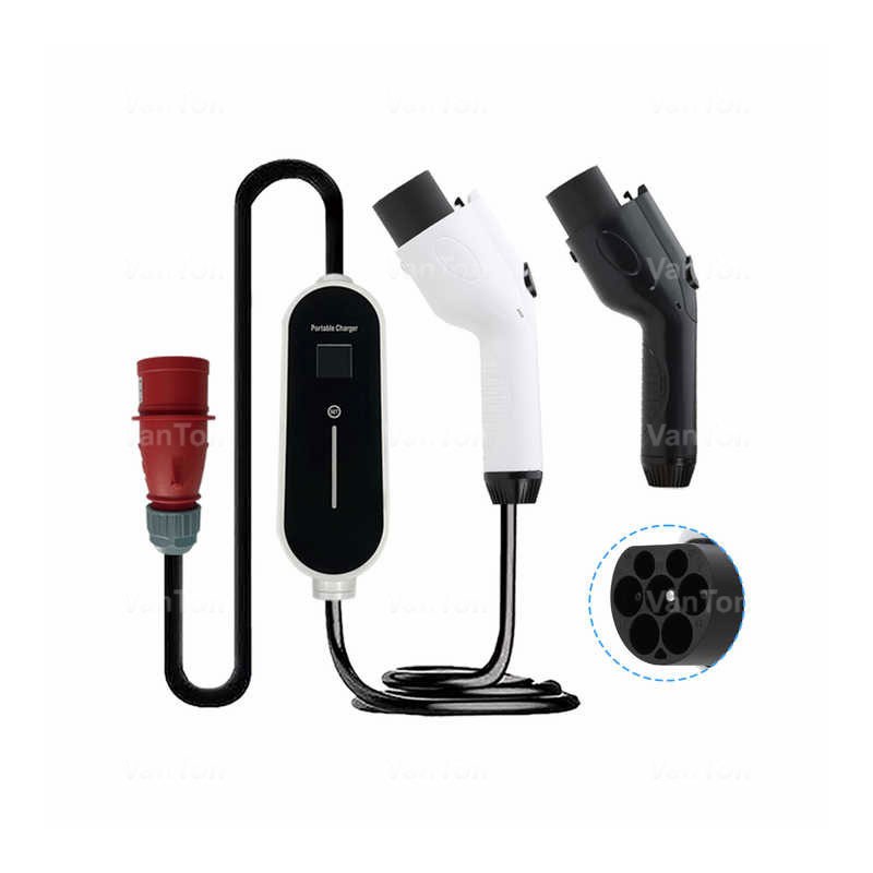 11KW GBTポータブルEV充電器